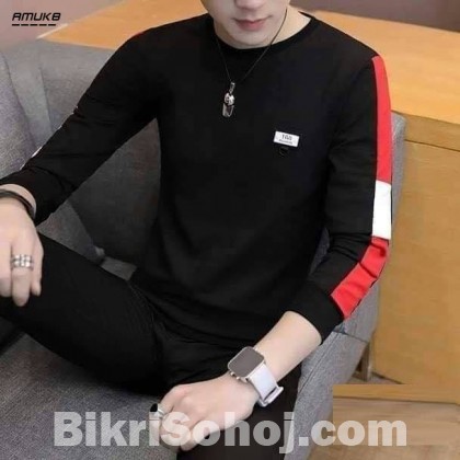 stylist printed Cotton Long Sleeve T-Shirt for Men